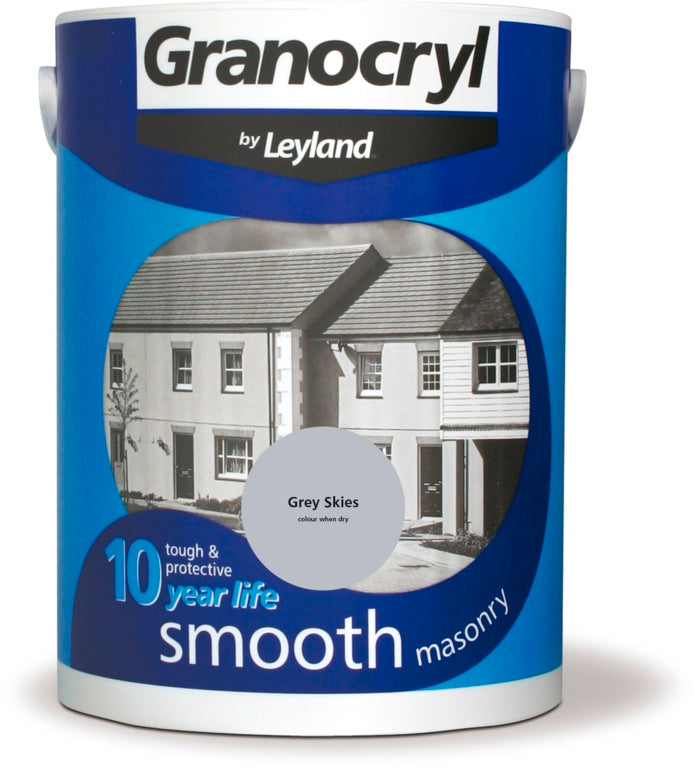 Granocryl By Layland Smooth Masonry Grey Skies Paint 5L Granocryl By Layland Smooth Masonry Grey Skies Paint 5L